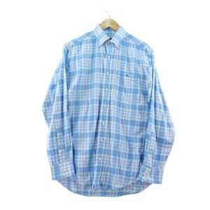 Vineyard Vines Classic Fit Tucker Shirt Mens M Plaid Blue Casual Button Down